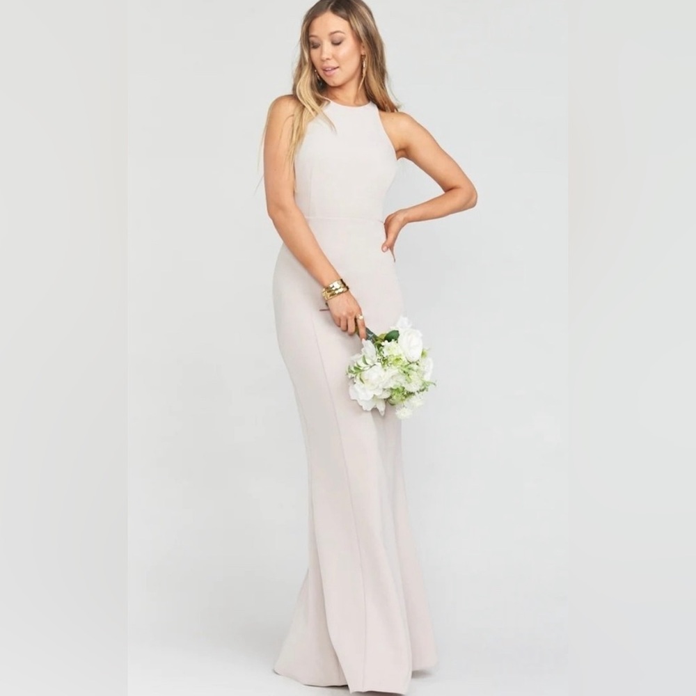 Show Me Your Mumu Chicago Bridesmaids Dress in “show me the ring stretch”
